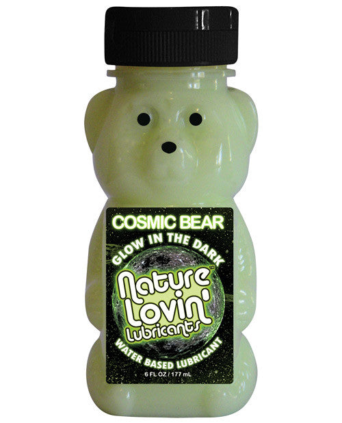 Nature Lovin Cosmic Bear Glow In The Dark Water Based Lubricant 6 Oz