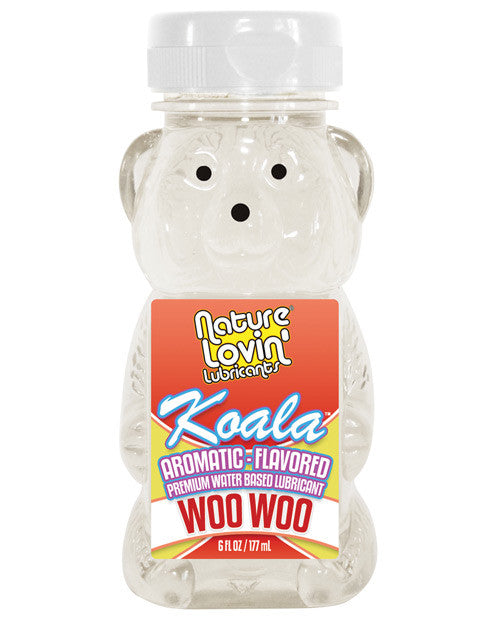 Nature Lovin' Koala Aromatic Flavored Lubricant 6 Oz - Cranberry Peach Woo Woo