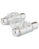 Sensuelle Double Action Cockring - 2 X 7 Function Clear