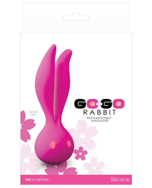 Ns Novelties Go Go Rabbit Rechargeable Massager - Pink