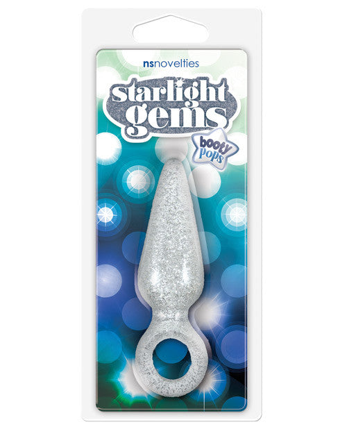 Ns Novelties Starlight Gems Booty Pops Anal Plug - Small Clear