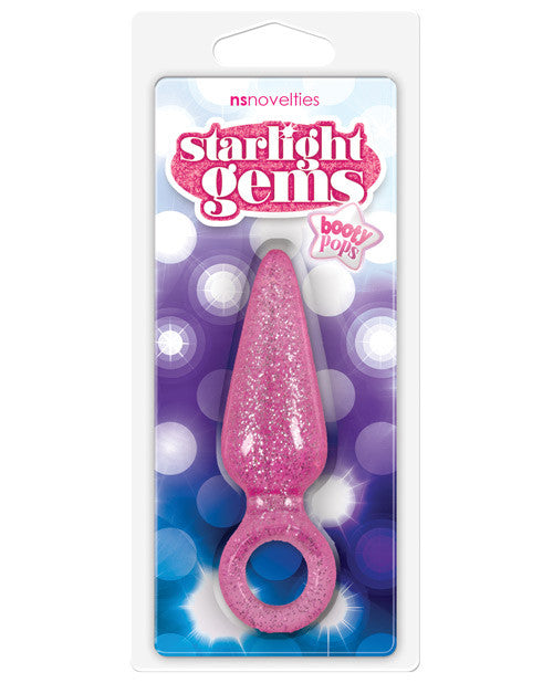 Ns Novelties Starlight Gems Booty Pops Anal Plug - Medium Pink