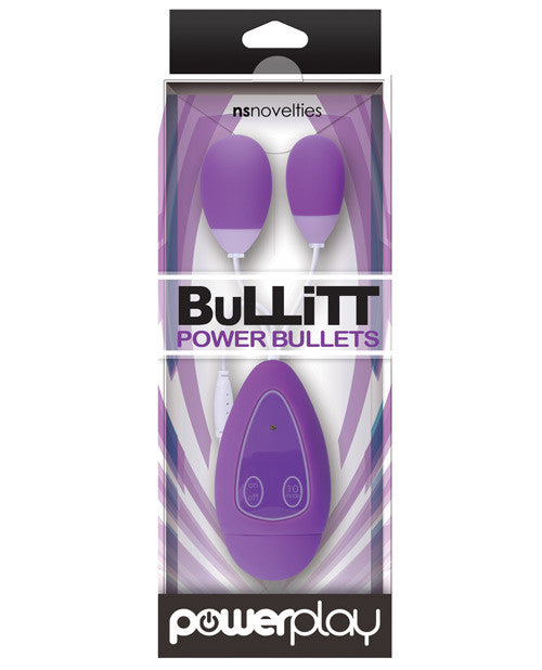 Ns Novelties Powerplay Bullitt Power Bullets Double - Purple