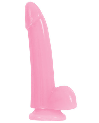 Ns Novelties Firefly Smooth Glowing 5" Dong - Pink