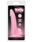 Ns Novelties Firefly Smooth Glowing 5" Dong - Pink