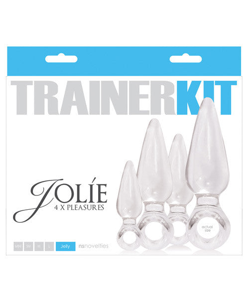 Ns Novelties Jolie Trainer Kit Anal Plugs - Clear