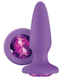 Ns Novelties Glams Anal Plug - Purple Gem