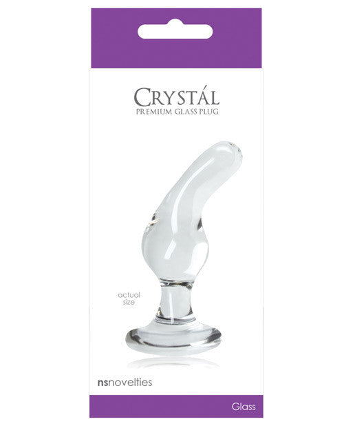 Ns Novelties Crystal Plug Glass Anal Plug - Clear