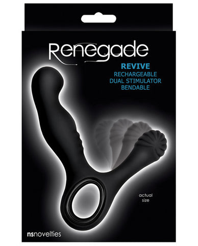 Ns Novelties Renegade Revise Prostate Massager - Black