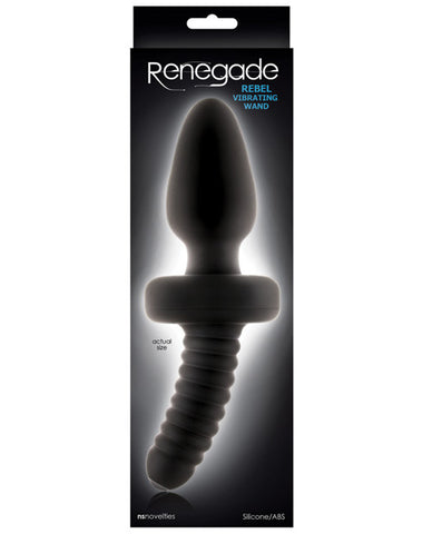 Renegade Rebel Vibrating Wand - Black