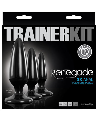 Ns Novelties Renegade Pleasure Plug Trainer Kit - Black