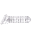 Ns Novelties Renegade Ribbed Sleeve - Clear