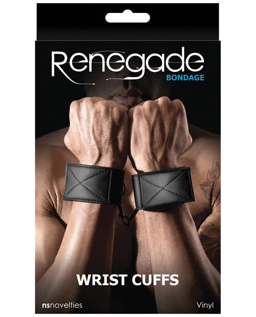 Ns Novelties Renegade Bondage Wrist Cuffs - Black