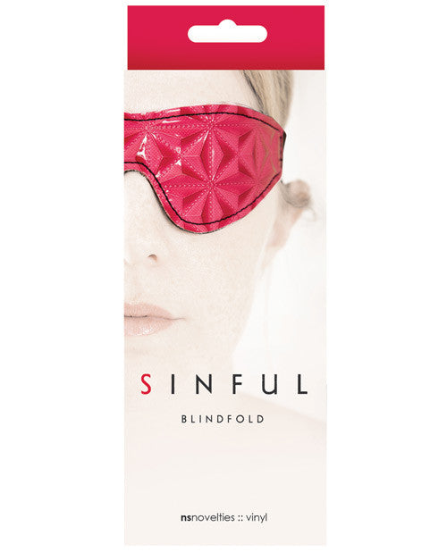 Ns Novelties Sinful Blindfold - Pink