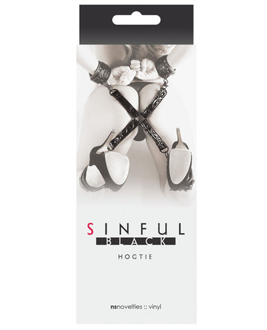 Ns Novelties Sinful Hogtie - Black