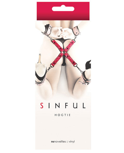 Ns Novelties Sinful Hogtie - Pink