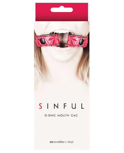 Ns Novelties Sinful O Ring Mouth Gag - Pink