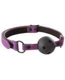 Ns Novelties Lust Bondage Ball Gag - Purple