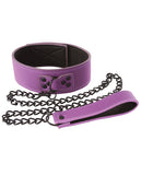 Ns Novelties Lust Bondage Collar - Purple