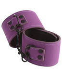 Ns Novelties Lust Bondage Ankle Cuffs - Purple