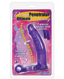 Double Penetrator Ultimate Cockring - Purple