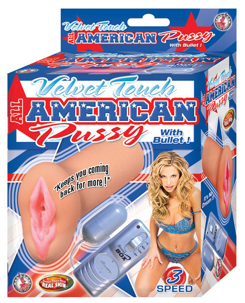 Velvet Touch All American Pussy W-bullet