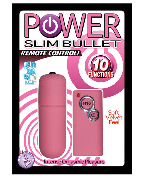 Power Slim Bullet Remote Control - Pink