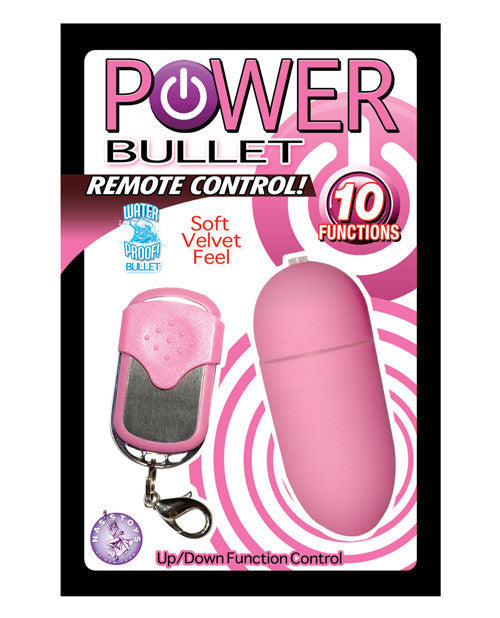 Remote Control Power Bullet 10 Function - Pink