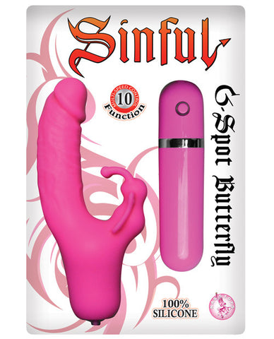 Sinful G Spot Butterfly - Pink