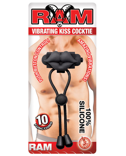 Ram Vibrating Kiss Cocktie - Black