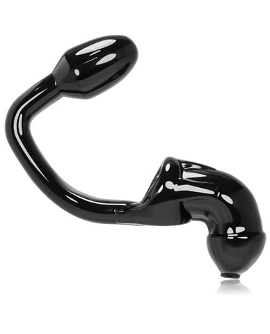 Oxballs Tailpipe Chastity Cocklock & Asslock Butt Plug - Black