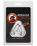 Oxballs Atomic Jock Tri Sport 3 Ring Sling Cockring - Clear