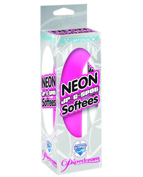 Neon Jr 5" G Spot Softees Waterproof - Pink