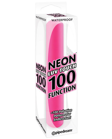 Neon Luv Touch Waterproof Vibe - 100 Function Pink