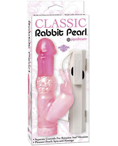 Classic Rabbit Pearl Vibrator - Multi Speed Dual Action Pearl