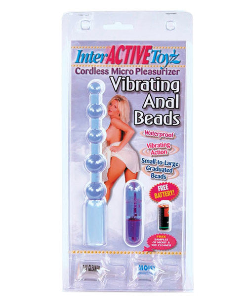 Ready 4 Action Vibrating Anal Beads - Lavender