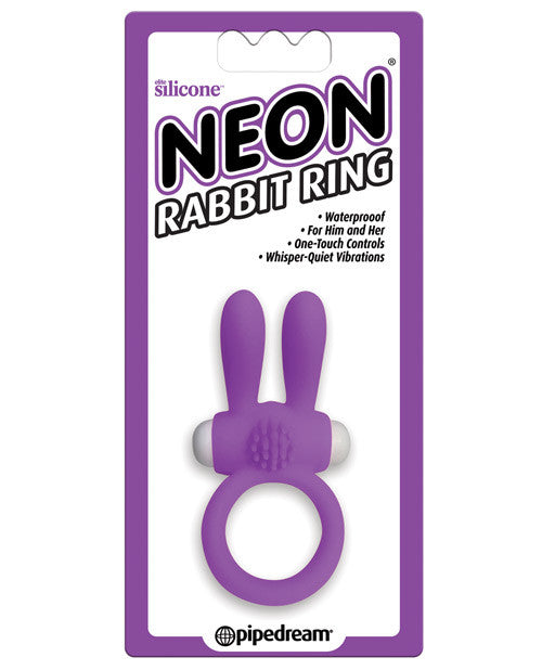 Neon Rabbit Ring - Purple