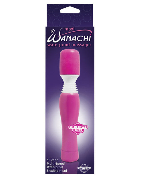 Maxi Wanachi Waterproof Massager - Pink