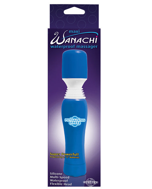 Maxi Wanachi Waterproof Massager - Blue