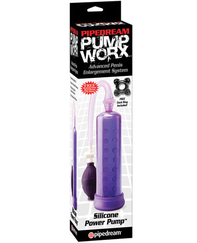 Pump Worx Silicone Power Pump - Purple