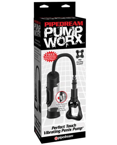 Pump Worx Perfect Touch Vibrating Penis Pump