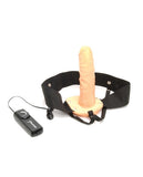 Fetish Fantasy Series For Him Or Her Vibrating Hollow Strap-on - Flesh