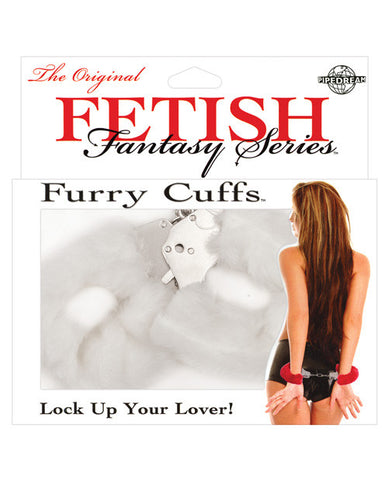 Fetish Fantasy Series Furry Handcuffs - White