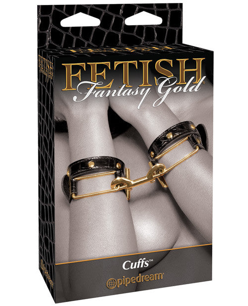 Fetish Fantasy Gold Cuffs - Black