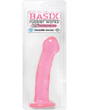 Basix Rubber Works 6.5" Dong - Pink