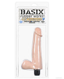 Basix Rubber Works 7.5" Vibrating Dong - Flesh