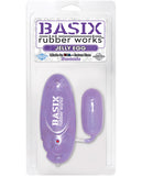 Basix Rubber Jelly Egg - Purple