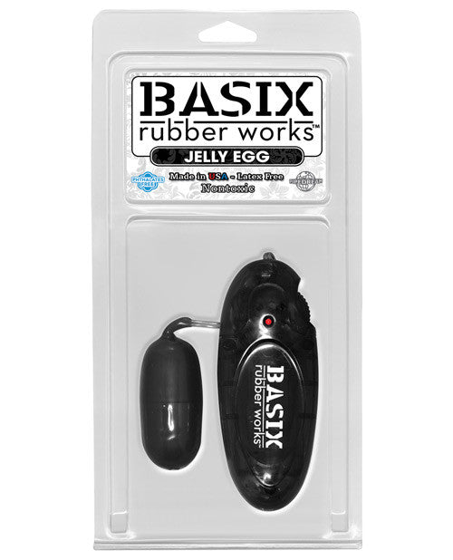 Basix Rubber Works Jelly Egg - Black