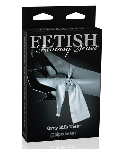 Fetish Fantasy Limited Edition Grey Silk Ties