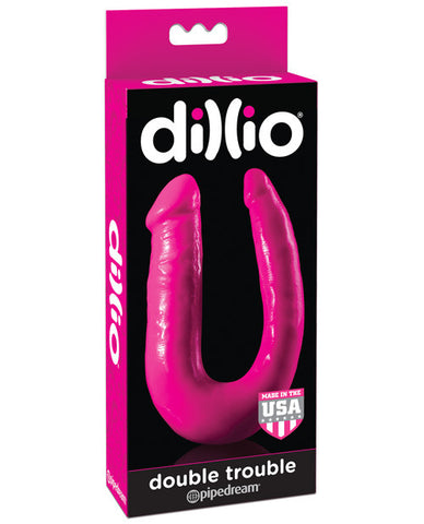 Dillio 10" Double Trouble - Pink